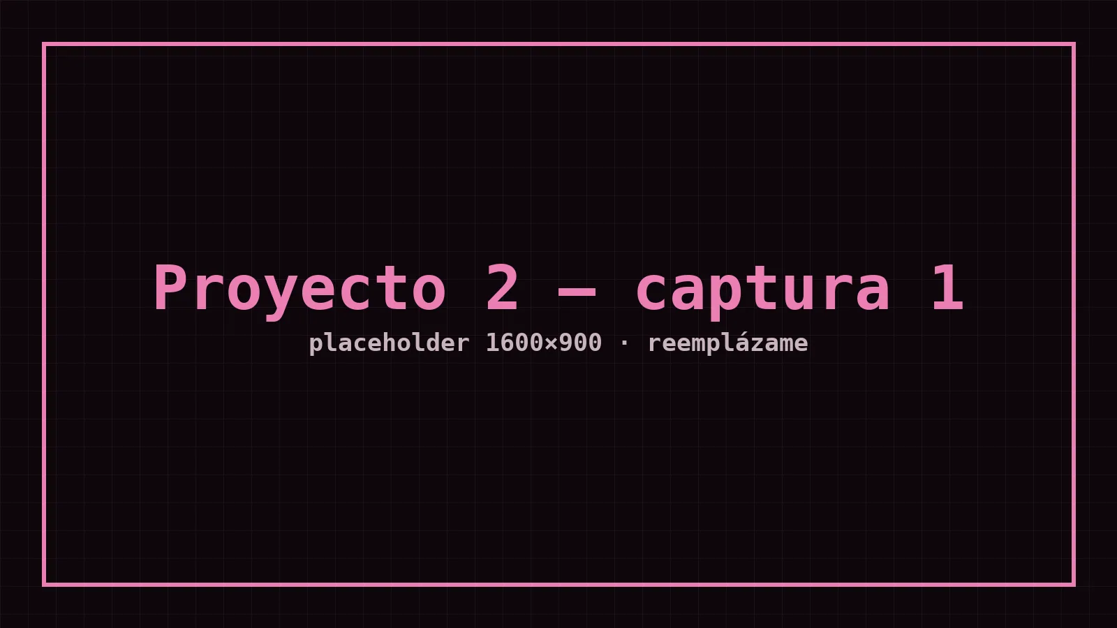 Proyecto 2 – captura 1